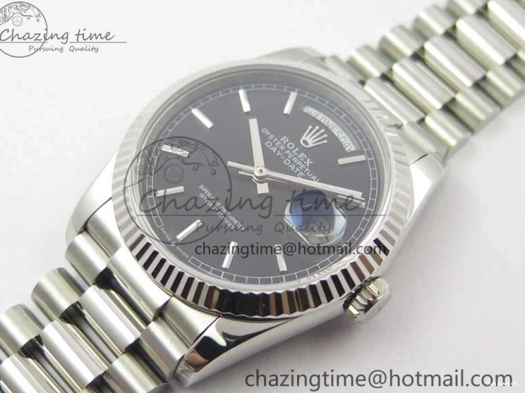 Bp Black President 36 SS Dial Edition Bracelet on Best Maker 128239 Day-Date 0112